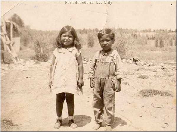 A very young César E. Chávez