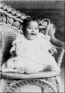 Baby Picture of C&eacute;sar E. Ch&aacute;vez