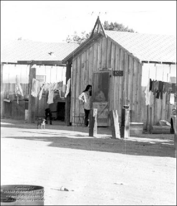 A migrant camp