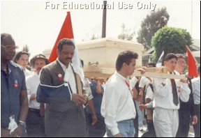 C&eacute;sar E. Ch&aacute;vez's Funeral