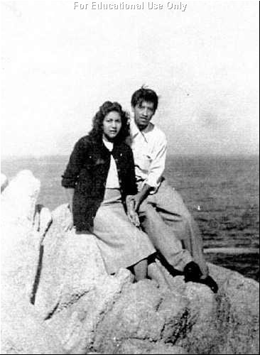 César and Helen Chávez on the Coast